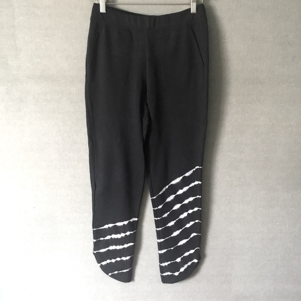 Nic+Zoe Midnight Tie Dye Cotton Sweat Pants NWT Size Small